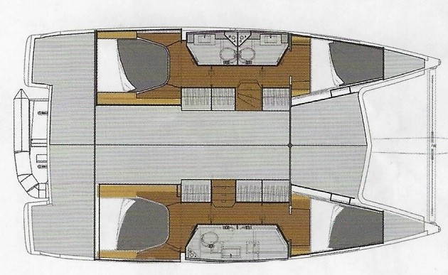 Yacht FOUNTAINE PAJOT - Lucia 40 "Leon"