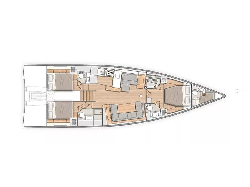 Yacht BENETEAU - Oceanis 54 "Eve One"