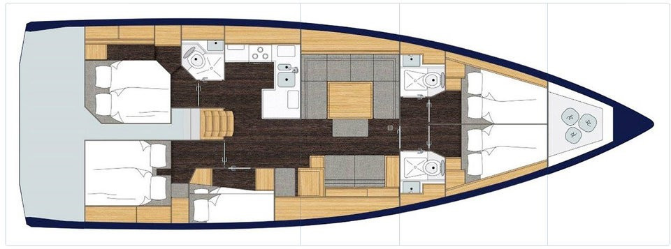 Yacht BAVARIA - C50 Style "Big Blue"