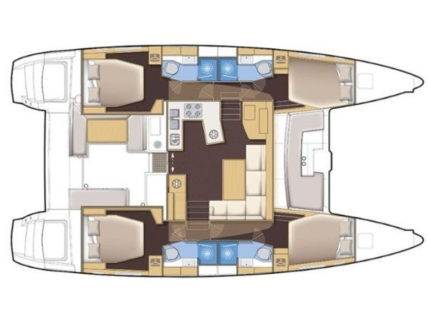 Yacht LAGOON - 450 F "Silicia"