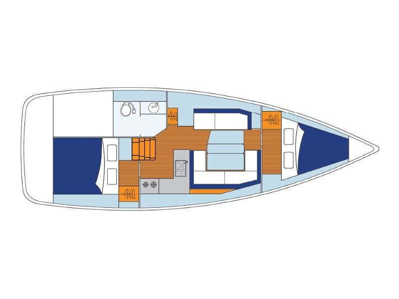 Yacht JEANNEAU - Sunsail 34 - Sun Odyssey 349 ""