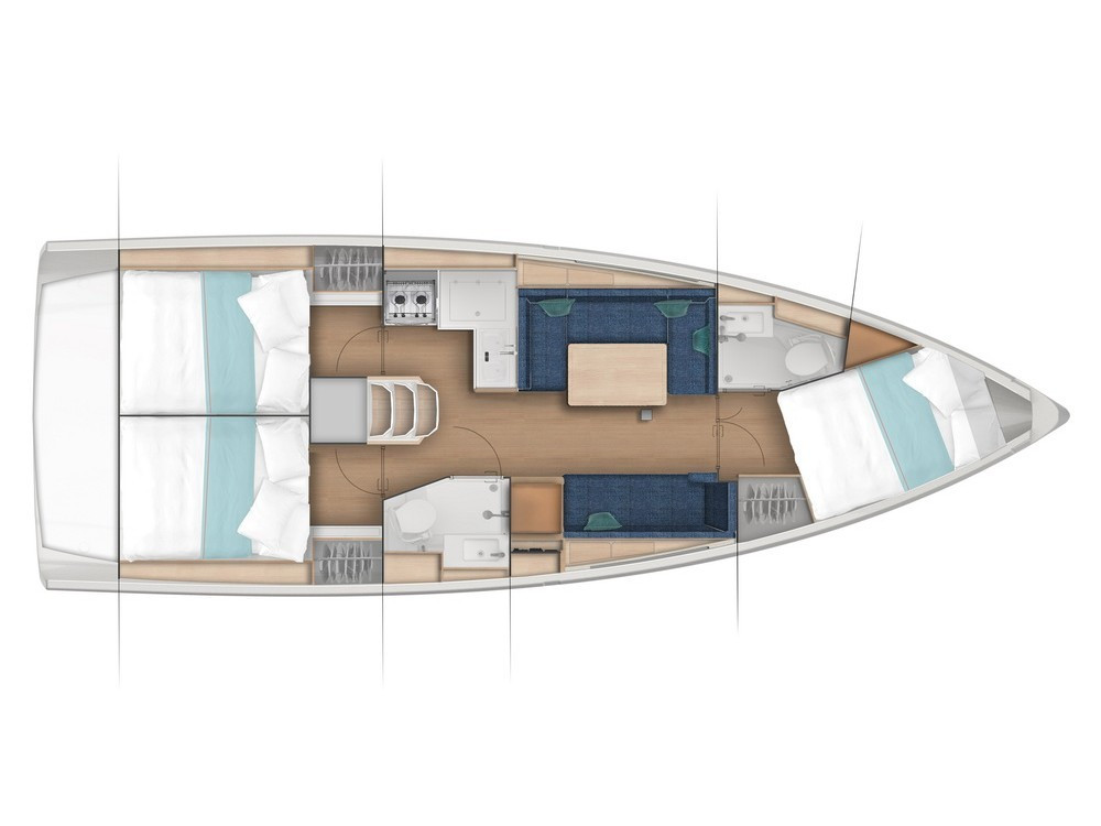 Yacht JEANNEAU - Sun Odyssey 380 "Maravilha"