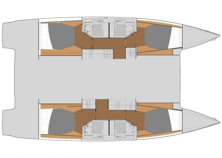 Yacht FOUNTAINE PAJOT - Astrea 42 "Crazy Diamont"