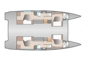 Yacht FOUNTAINE PAJOT - Aura 51 "Princess"