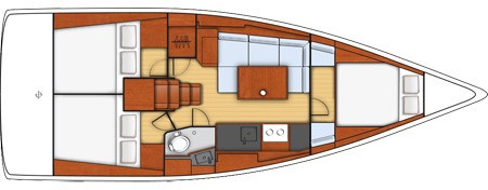 Yacht BENETEAU - Oceanis 38 "Happy"