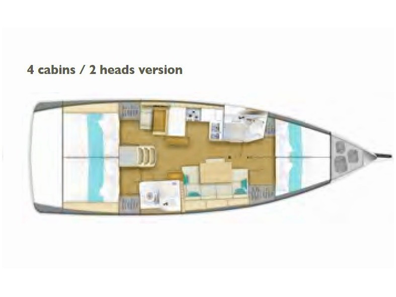 Yacht JEANNEAU - Sun Odyssey 440 "Salva"