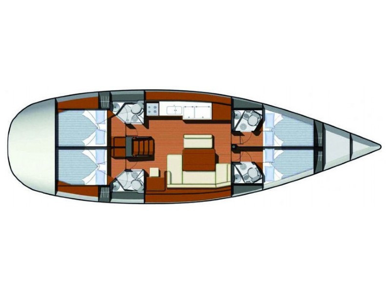 Yacht JEANNEAU - Sun Odyssey 49i "Skazka"