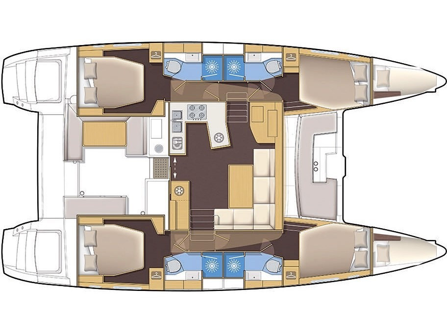 Yacht LAGOON - 450 F "Bagira"