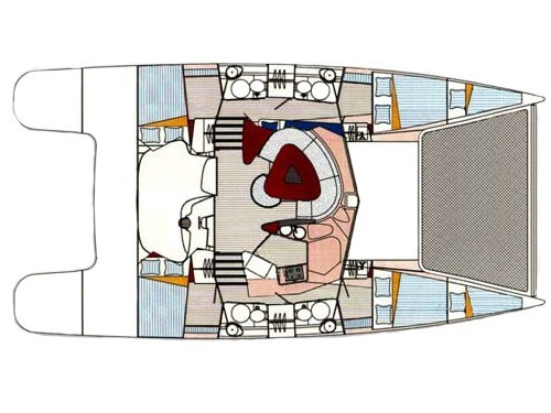 Yacht FOUNTAINE PAJOT - Bahia 46 "Carlos"