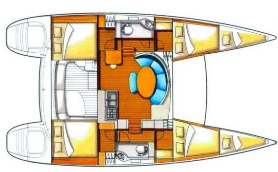 Yacht LAGOON - 380 "Bellevue"