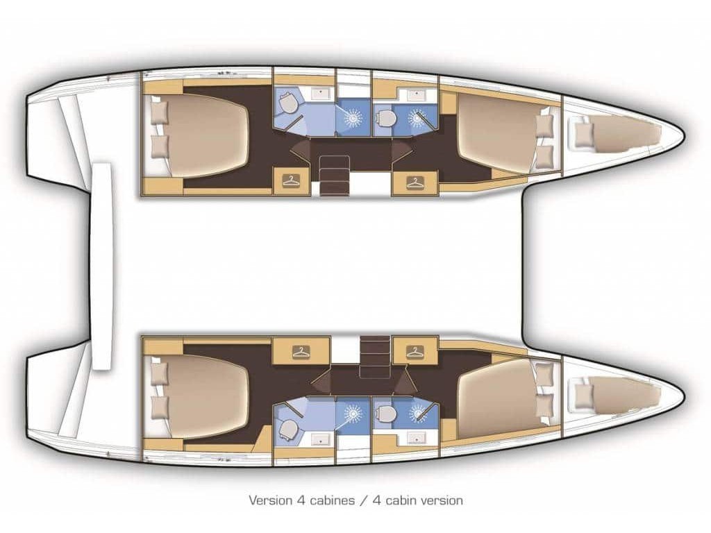 Yacht LAGOON - 39 "Deep Blue "E""