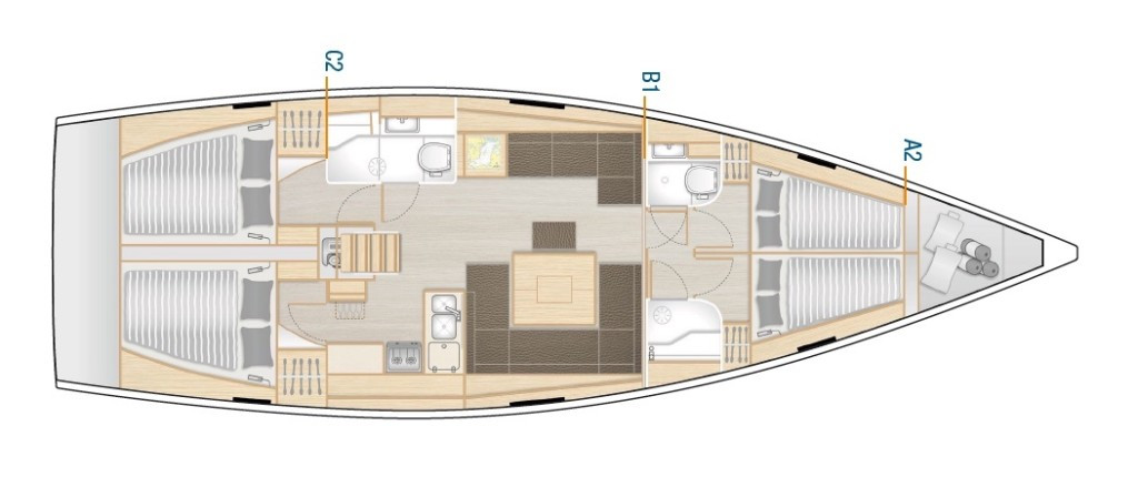 Yacht HANSE - 458 "Kiveli"