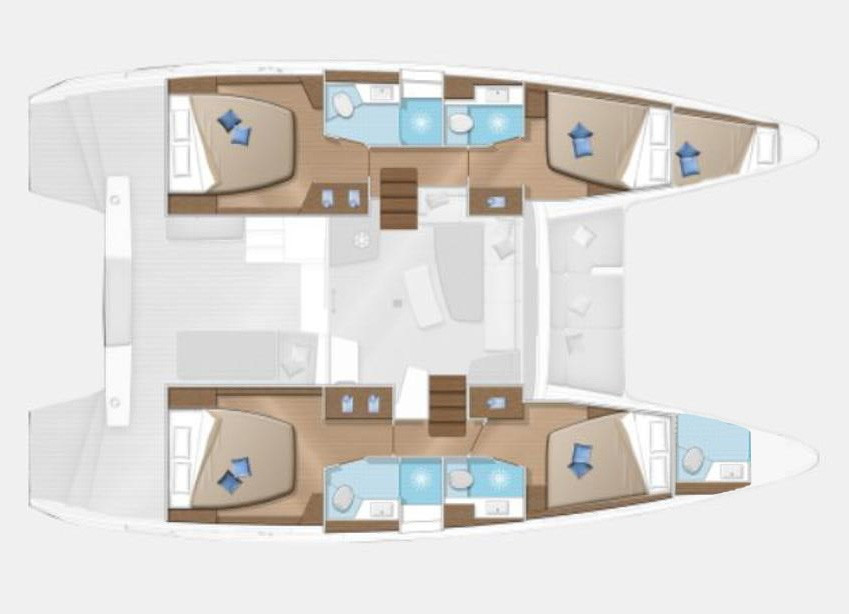 Yacht LAGOON - 42 "White Waves"