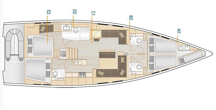 Yacht HANSE - 548 "Joy"