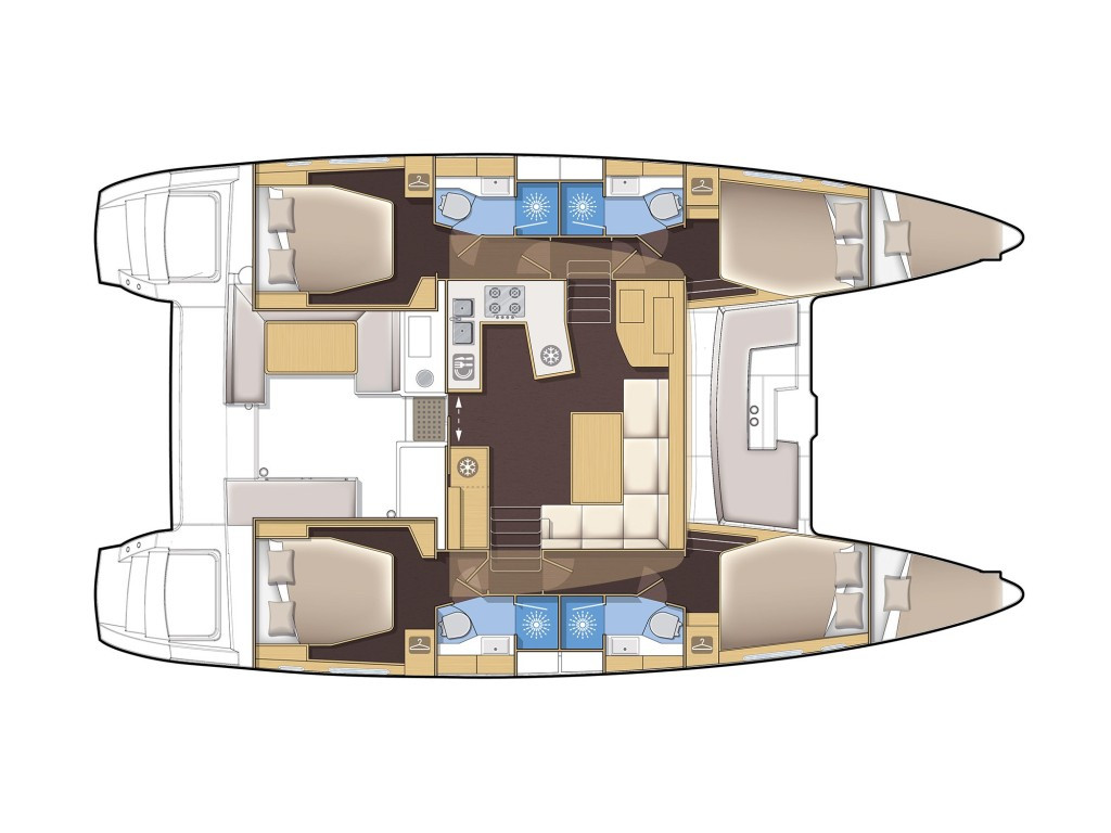 Yacht LAGOON - 450 F "Cassiopeia II"