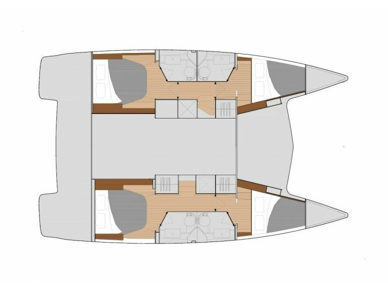 Yacht FOUNTAINE PAJOT - Lucia 40 "E.S. II"