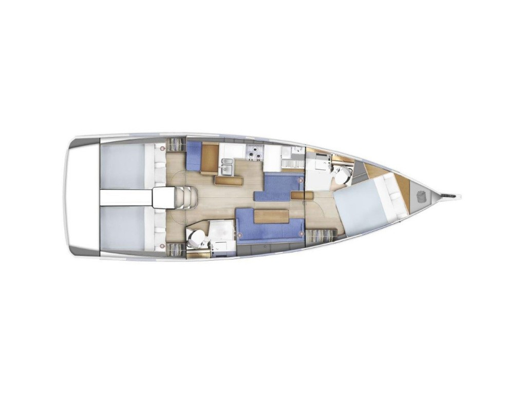 Yacht JEANNEAU - Sun Odyssey 410 "Sea Whisper"