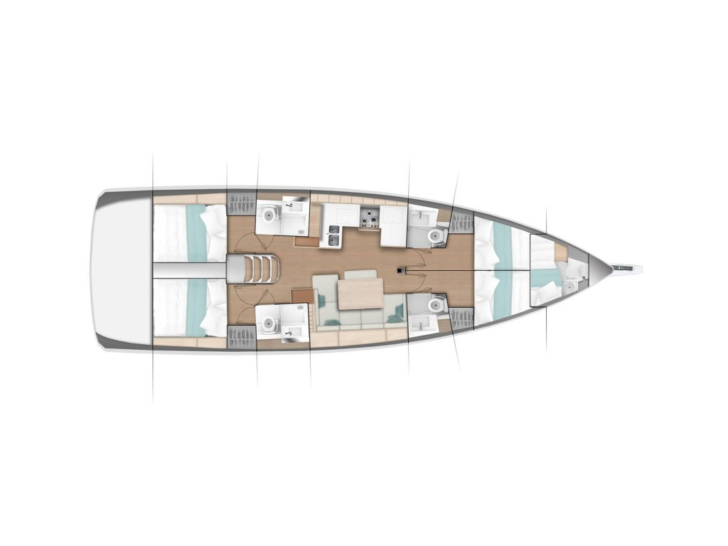 Yacht JEANNEAU - Sun Odyssey 490 "Funsea"