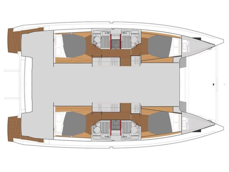 Yacht FOUNTAINE PAJOT - Astrea 42 "Wild Baleine"