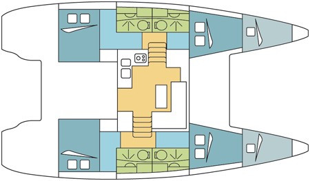 Yacht LAGOON - 39 "Catallou"