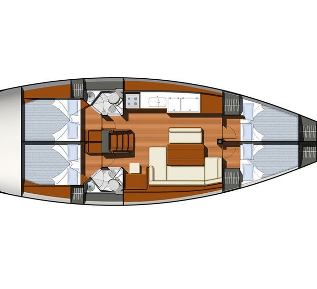 Yacht JEANNEAU - Sun Odyssey 44i "Tewa"