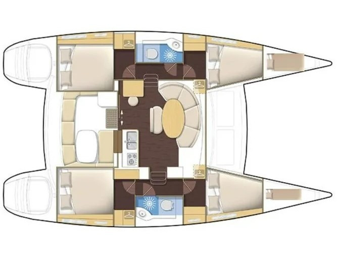 Yacht LAGOON - 380 "Aride"