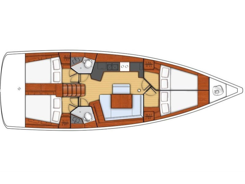 Yacht BENETEAU - Oceanis 45 "Alboran XXXIV Nini"