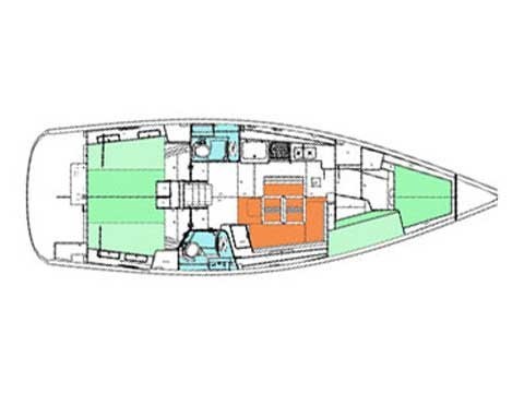 Yacht BENETEAU - Oceanis 43 "Blauw"