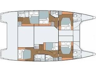 Yacht FOUNTAINE PAJOT - Saba 50 "Nina IV"
