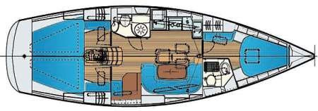 Yacht BAVARIA - 40 Cruiser "Luna"