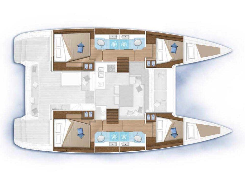 Yacht LAGOON - 40 "Mare Calma"