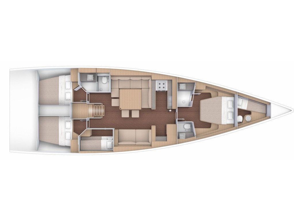 Yacht DUFOUR - 56 Exclusive "Poseidon"