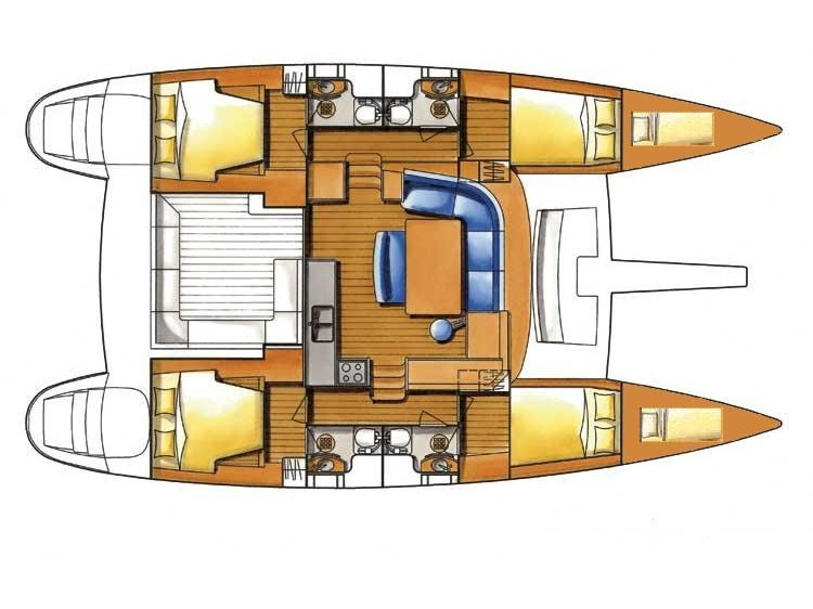 Yacht LAGOON - 450 F "Oscar V"