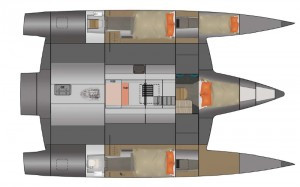Yacht NEEL Trimarans - 47 "Yanel"