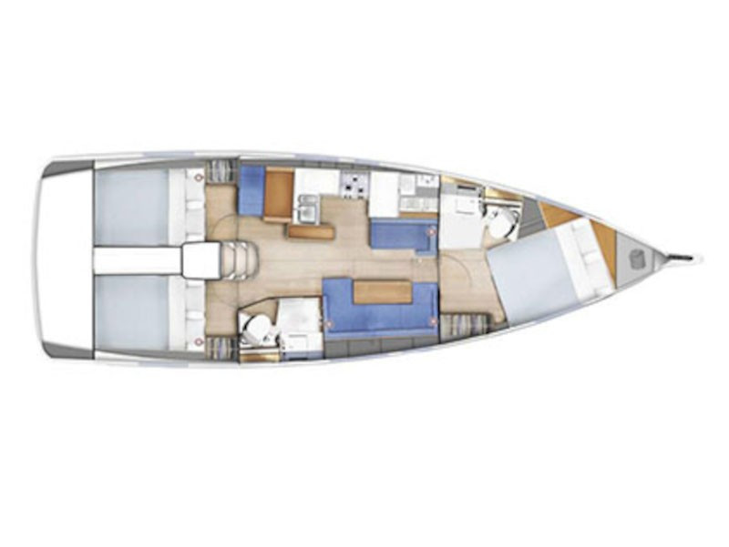 Yacht JEANNEAU - Sun Odyssey 410 "A... L.... VI"