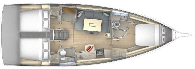 Yacht DUFOUR - 41 "No Worries"