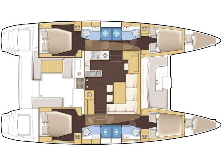 Yacht LAGOON - 450 F "Golden Dream"