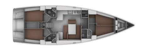 Yacht BAVARIA - Cruiser 45 "Patroklos"