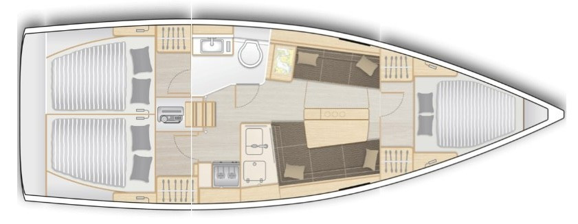 Yacht HANSE - 348 "Nausicaa"
