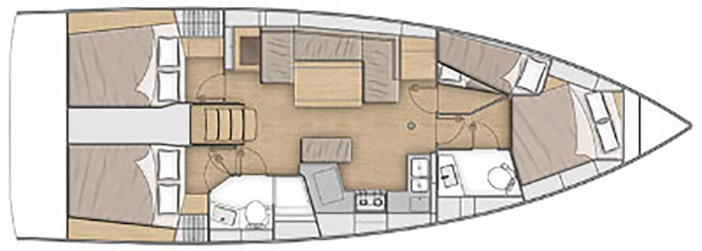 Yacht BENETEAU - Oceanis 40.1 "Jean Bart III"