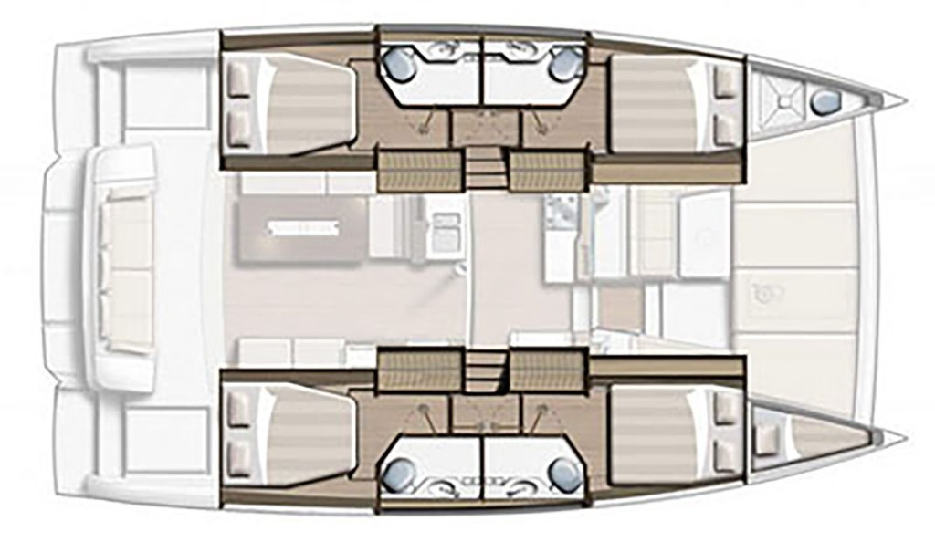 Yacht CATANA - Bali 4.2 "White Pearl"