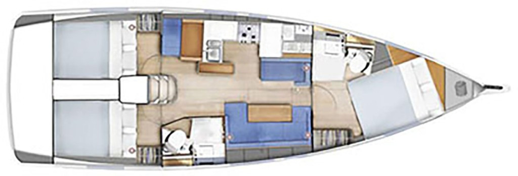 Yacht JEANNEAU - Sun Odyssey 410 "Saravah"