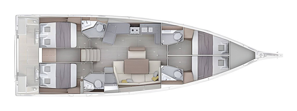 Yacht BENETEAU - Oceanis 47 "Lemon"
