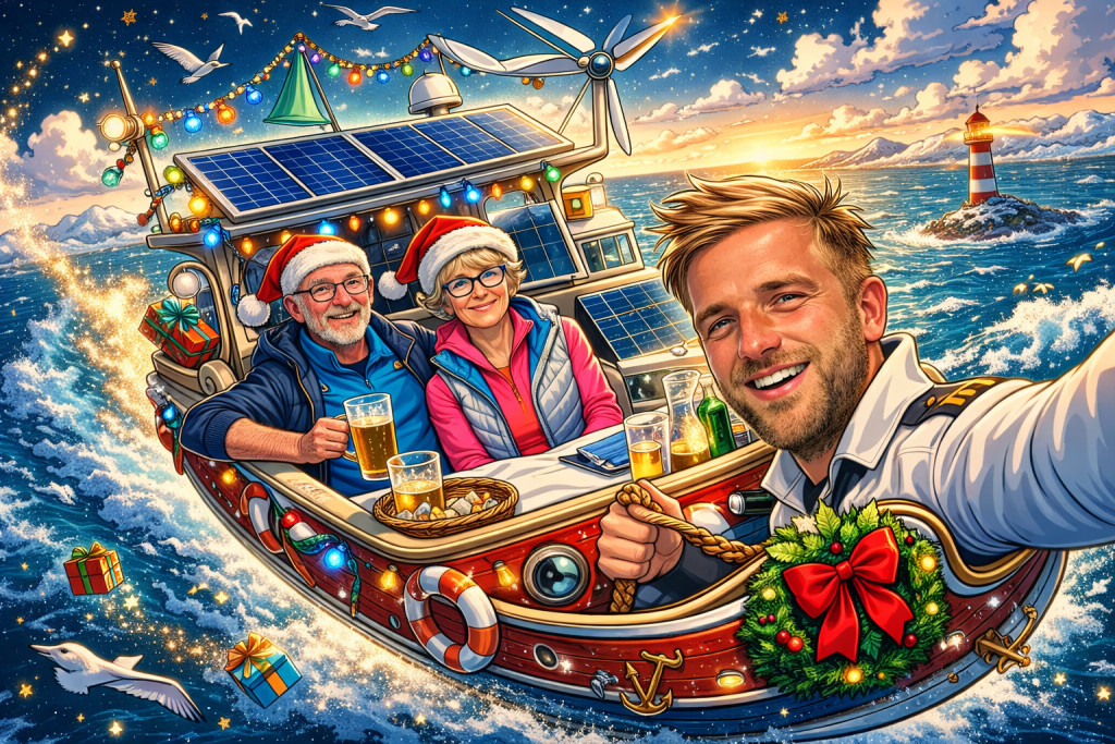 Weihnachtsgruß von Schäfer Yacht Charter