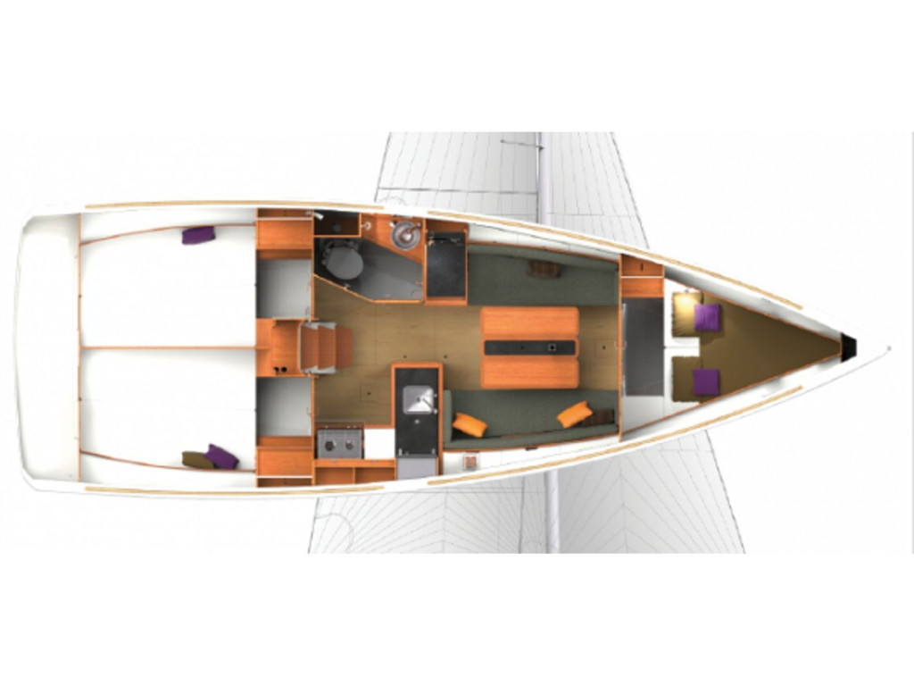 Yacht JEANNEAU - Sun Odyssey 349 "Estrella"