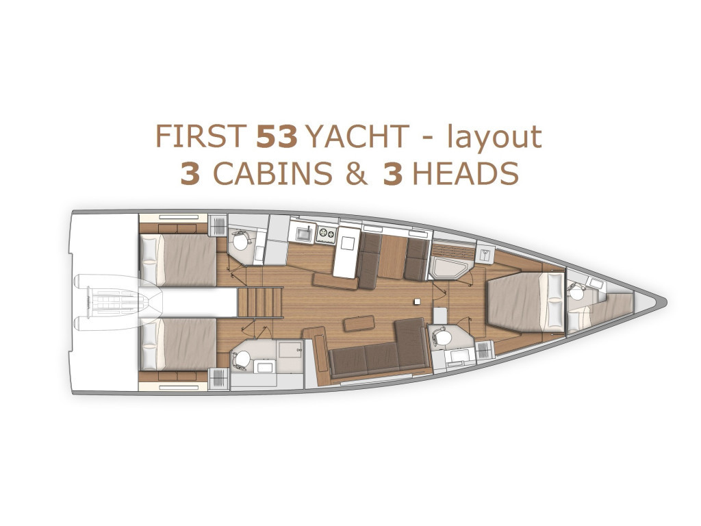 Yacht BENETEAU - First 53 "Zenith"