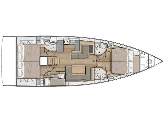 Yacht BENETEAU - Oceanis 51.1 "Barracuda"