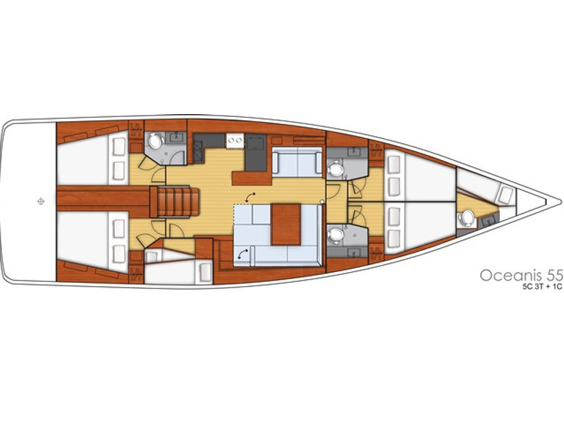 Yacht BENETEAU - Oceanis 55 "Dreamer"