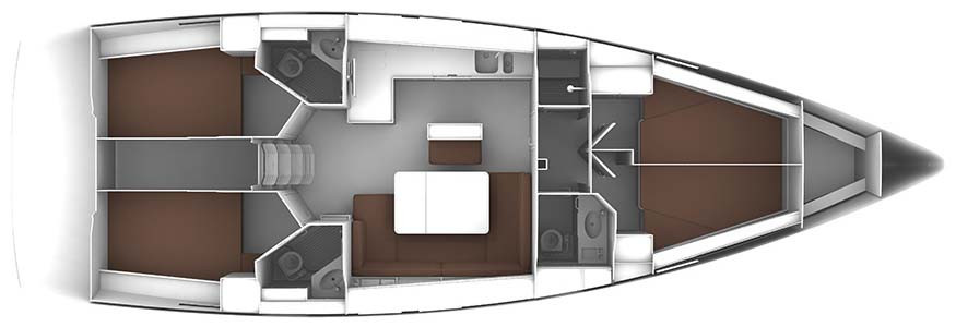 Yacht BAVARIA - Cruiser 46 "Andrea"