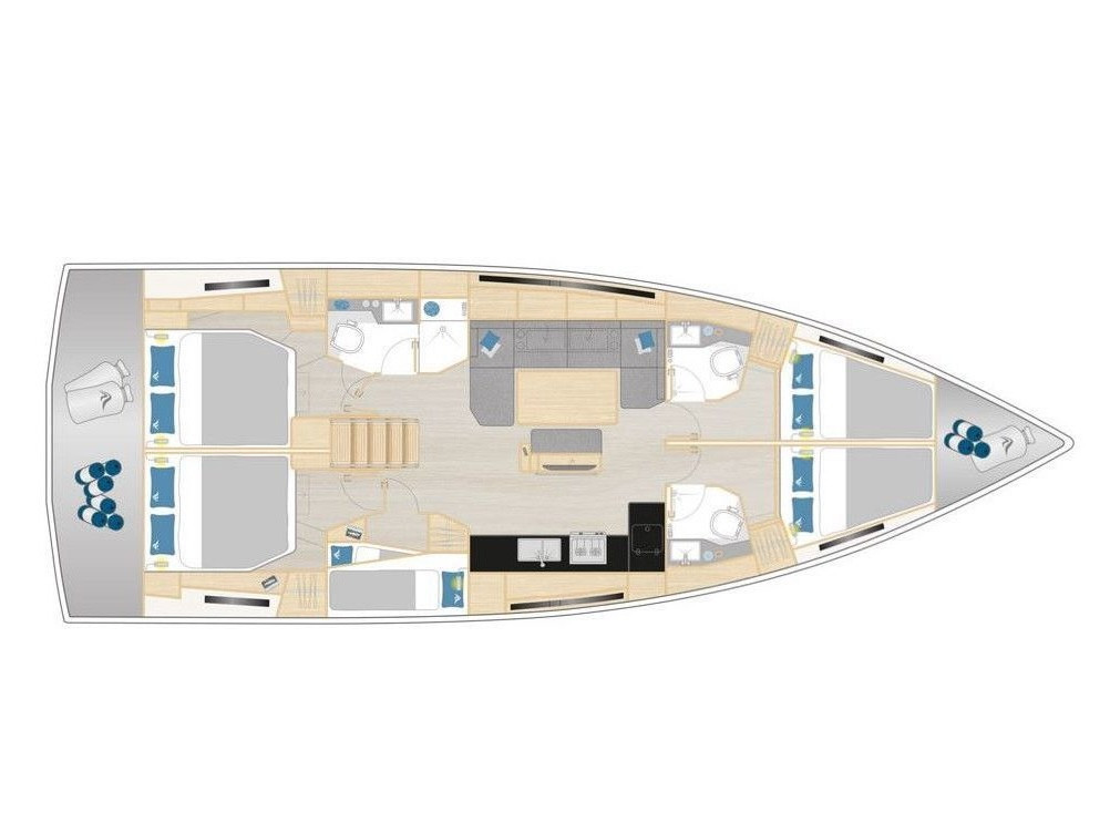 Yacht HANSE - 460 "Riesling"
